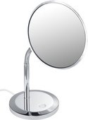 Зеркало косметическое Keuco Elegance, настольное, LED-подсветка, d20.7см, хром 17677019000