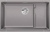Кухонная мойка Blanco Subline 700-U Level, отводная арматура, алюметаллик 523540