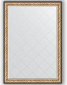 Зеркало Evoform Exclusive-G 1350x1900 с гравировкой, в багетной раме 106мм, барокко золото BY 4509