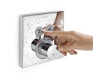 Термостат для душа Hansgrohe ShowerSelect, скрытого монтажа, 2 потребителя, шлифованная бронза 15763140
