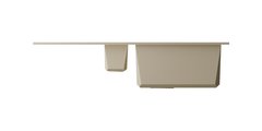Кухонная мойка Omoikiri Sakaime 86-2-CH с крылом, Tetogranit, шампань 4993238