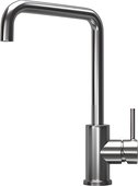 Смеситель кухонный Granula Kitchen Space KS-7110, высокий излив, однорычажный, Сталь сатин 7110, СТАЛЬ САТИН