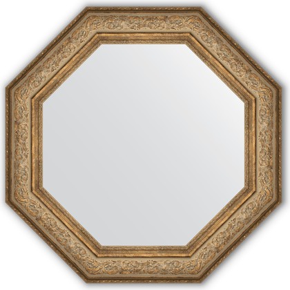 Зеркало Evoform Octagon 806x806 в багетной раме 109мм, виньетка античная бронза BY 3852