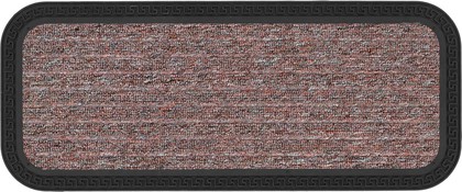 Коврик придверный Golze Border Star 25х60, коричневый 485-19-60