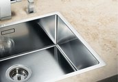 Кухонная мойка без крыла, нержавеющая сталь зеркальной полировки Blanco Claron 450-IF 517214