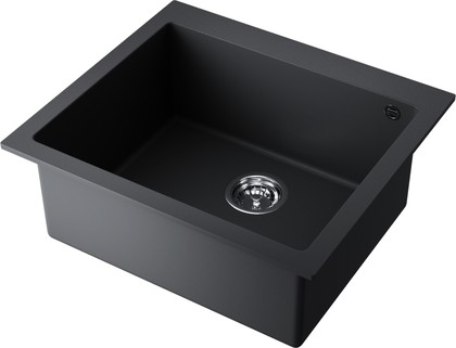 Кухонная мойка Omoikiri Bosen 57-BL,Tetogranit, чёрный 4993145