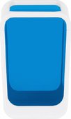 Стакан для зубных щёток Spirella Vision, синий, белый 1016541