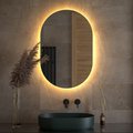 Зеркало Defesto Opti 60x90, LED подсветка, без выключателя, тёплый белый свет DF 2915