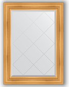 Зеркало Evoform Exclusive-G 790x1060 с гравировкой, в багетной раме 99мм, травлёное золото BY 4202