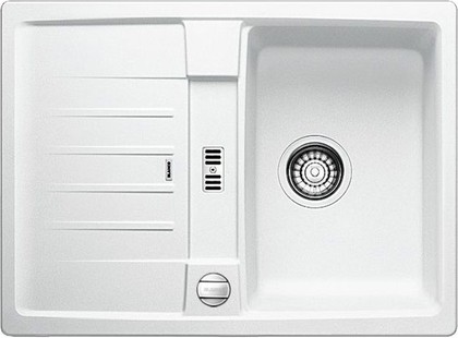 Кухонная мойка оборачиваемая с крылом, гранит, белый Blanco Lexa 40S 518635