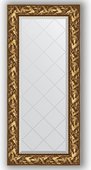 Зеркало Evoform Exclusive-G 590x1280 с гравировкой, в багетной раме 99мм, византия золото BY 4070