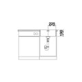 Кухонная мойка Blanco Andano 450-IF, отводная арматура, полированная сталь 522961