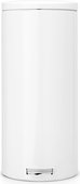 Мусорный бак с педалью Brabantia, 30л, MotionControl, белый 478741