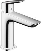 Смеситель для раковины Hansgrohe Logis 110 Fine CoolStart, сливной гарнитур, хром 71254000