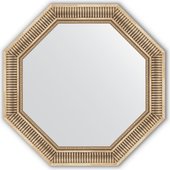 Зеркало Evoform Octagon 778x778 в багетной раме 93мм, серебряный акведук BY 3816