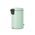 Мусорный бак с педалью Brabantia NewIcon 12л, мятно-голубой 233906