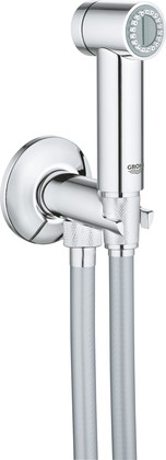 Гигиенический душ Grohe Sena Trigger Spray 35, с угловым вентилем, шланг Silverflex 1000мм, хром 26329000