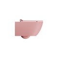 Унитаз подвесной GSI Pura 550, безободковый, Swirlflush, розовый матовый 8815FR224