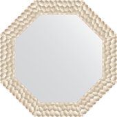 Зеркало Evoform Octagon 710x710 в багетной раме 89мм, перламутровые дюны BY 7411