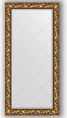 Зеркало Evoform Exclusive-G 790x1610 с гравировкой, в багетной раме 99мм, византия золото BY 4285