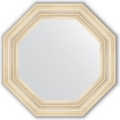 Зеркало Evoform Octagon 692x692 в багетной раме 99мм, травлёное серебро BY 3821