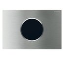 Система управления смывом Geberit электронная, питание от сети, для смывного бачка скрытого монтажа Sigma 12 см, со смывной клавишей Sigma10, круглая, автоматический / бесконтактный смыв 115.906.SN.6