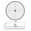 Верхний душ AQUAme d265, хром AQM8604CR