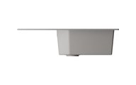 Кухонная мойка Omoikiri Yonaka 78-LB-GR, с крылом, leningrad grey 4993339