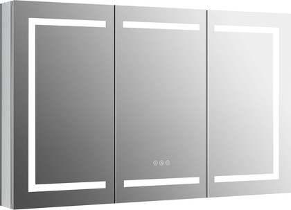 Шкаф зеркало для ванной Aquatek круговая подсветка, 1200x700x133 AQ7124-MLC