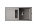 Кухонная мойка Omoikiri Sakaime 86-2-GR с крылом, Tetogranit, leningrad grey 4993560
