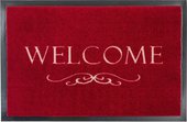 Коврик придверный Golze Homelike Welcome, 50x70, красный 1676-40-42