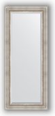Зеркало Evoform Exclusive 610x1460 с фацетом, в багетной раме 88мм, римское серебро BY 1267