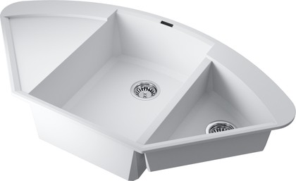Кухонная мойка Omoikiri Sakaime 105C-WH с крылом, Tetogranit, белый 4993137
