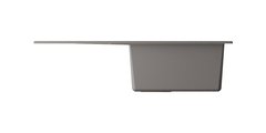 Кухонная мойка Omoikiri Sumi 79-PL с крылом, tetogranit, leningrad grey 4993552
