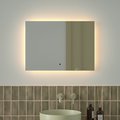 Зеркало с фацетом Defesto Glow 70x50, LED подсветка, ИК-выключатель, тёплый белый свет DF 2514RH