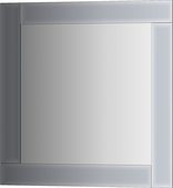 Зеркало Evoform Style 500x500 с зеркальным обрамлением, графит BY 0825