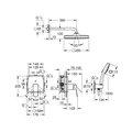 Душевая система Grohe Cubeo Tempesta 250 Cube, смеситель встроенный, верхний душ, ручной душ, матовый чёрный 1053362430