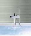 Смеситель для ванны однорычажный с изливом и ручным душем, хром Hansgrohe Axor Starck X 10402000