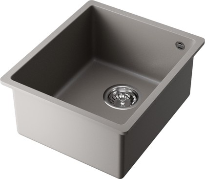 Кухонная мойка Omoikiri Bosen 38-U-GR, Tetogranit, leningrad grey 4993538