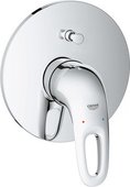 Смеситель для ванны встраиваемый без излива, хром GROHE EUROSTYLE 33637003
