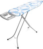 Гладильная доска Brabantia PerfectFlow 124x38см B, Пузырьки, с подставкой для парового утюга 101205