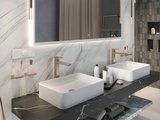 Слив для раковины Hansgrohe незапираемый, шлифованная бронза 50001140