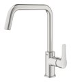 Смеситель для кухни Grohe Eurosmart, однорычажный, высокий излив, суперсталь Supersteel Infinity 30567DC0