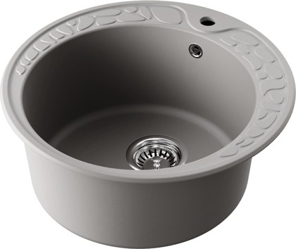 Кухонная мойка Omoikiri Tovada 51-GR, без крыла, серый 4993367