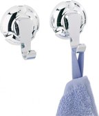Крючок для полотенец Wenko Super-Loc, 2шт., хром 16875100