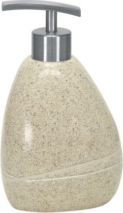 Дозатор для жидкого мыла Kleine Wolke Stones Sand beige, полирезин, бежевый 5080226854