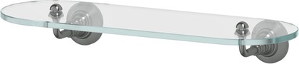 Полка для ванной 3SC 40см, античное серебро, стекло STI 414
