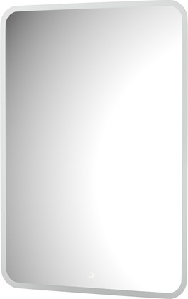 Зеркало с матированием и LED-подсветкой Defesto, 32W, 70x100см, сенсорный выключатель, тёплый белый свет DF 3819S