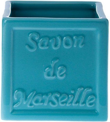 Стакан для зубных щёток Spirella Savon De Marseille голубой 4007270