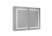 Шкаф зеркало для ванной Aquatek круговая подсветка, 900x700x133 AQ7904-MLC